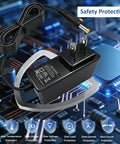 12V Replacement Charger For Recital 61 And 88 Key Digital Pianos, 12V DC 2A Power Adapter with safety protection features