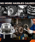 4WD Front Wheel Bearing And Hub Assembly With ABS for Silverado 1500 Tahoe Suburban Sierra Yukon XL Escalade 2014-2020