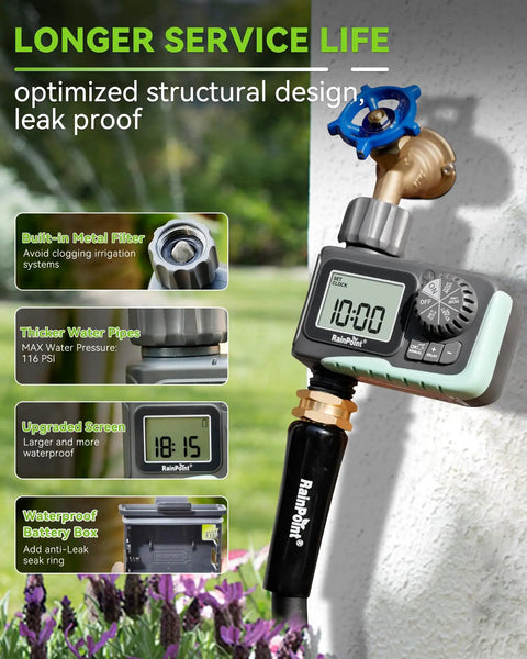 Smart Hose Sprinkler Timer That Makes Watering A Breeze With Rain Delay And Manual Auto Modes Fully Programmable Digital Irrigation