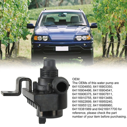 Torvex Auxiliary Water Pump 64110304850 Parking Heater Coolant Pump For Bmw 5 Series E39 E60 E61 Heating System A High Quality Replacement Part That Keeps Your Engine Warm And Running Smoothly In Colder Weather Conditions Without Any Issues Or Hiccups