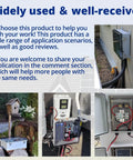 Tough As Nails Outdoor Weatherproof Electrical Box With Internal Mounting Panel shown in various application scenarios.