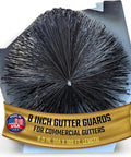 No Tools Needed Gutter Guard For Commercial 8 Inch Gutters 108 Ft Kit Easy Snap In Install product close-up