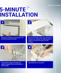 Four-step installation guide for Ultra Durable Ice Maker Auger Replacement For GE Hotpoint Refrigerators Fits WR17X11705.