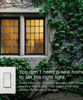 Slick Gliding Touch Led Dimmer Switch With Integrated Locator Light Single Pole Three Way Wiring Configuration For House Fixtures Heavy Duty Craftsmanship No Sweat Install near ivy-covered window.