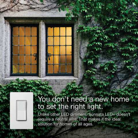 Slick Gliding Touch Led Dimmer Switch With Integrated Locator Light Single Pole Three Way Wiring Configuration For House Fixtures Heavy Duty Craftsmanship No Sweat Install near ivy-covered window.