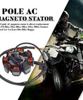 GY6 8 Pole AC Stator Ignition With Copper Windings 5 Wires 150cc Capacity Direct Replacement For 50cc To 150cc Scooters and ATVs