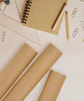 Solid As A Rock Kraft Mailing Tubes For Shipping And Storage Extra Strong Spiral Wound Design With Tight End Caps Made Right Here In Usa arranged with stationery items.