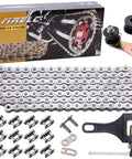Beefed Up 420 Chain With 102 Links And Heavy Duty Chain Roller Tensioner Kit For 50cc To 140cc Dirt Bikes Pit Bikes ATVs And Go Karts