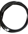 Coiled black cables from Bike Cable Tune Up Kit With Replacement Brake And Derailleur Cables, DIY Shifting And Braking Upgrade For Smooth Stops.