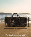 90L Large Mesh Duffle Bag For Scuba Gear Snorkel Equipment And Water Sports Adventure on beach, 29"x14"