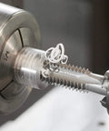 Level Up Your Weekend Builds With This 12 24 Thread Tap And Drill Bit Combo Set showcasing a cutting tap in a drill press.