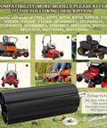 Deck Roller And Rod Kit For 48 And 54 Inch Lawn Mowers Easy Install Replacement showcasing compatibility and product contents.