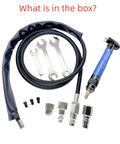 Heavy Duty 95 Degree Right Angle Air Die Grinder Built Different With Precision Gears And Fast Spinning Power Includes accessories and tools.