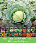 Indoors Or Outdoors Vegetable Seed Kit With 20 Heirloom Non GMO Varieties For Beginners A Great Gift For Family Gardeners