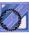 Round Oval 104 BCD Chainring 32T Narrow Wide Teeth 4mm Thick Easy Install Black on branded packaging
