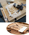 Boss Grade Portable Woodworking Vise With Adjustable Hardwood Bench For Garage Shop and Hardcore DIY Crew delivers sturdy support and grip.
