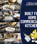 Heavy Duty Fryer Oil Filter Bags Keep Kitchen Gunk Out And Stretch Your Fry Oil Supply With Smooth Pulling Micro Mesh Strainers For Regular Deep Frying Tasks in various kitchen settings.