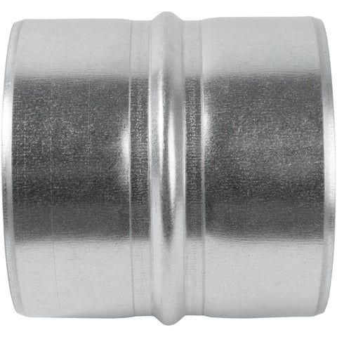 Built Tough Straight Up Four Inch Galvanized Steel Duct Connector solid round fitting for dryer vent setup.
