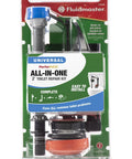 PerforMAX Universal Toilet Repair Kit For 2-Inch Flush Valves in packaging, highlighting all-in-one components and easy install feature