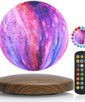 Levitating Moon Lamp 6 Inch With 18 Color Galaxy LED Light Remote Control 3D Floating Moon Night Light for Home Office Decor
