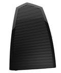 Front view of black Personal Vortex Space Heater For Desk And Office, Two Heat Settings, Cool-Touch Exterior, Tip-Over Safe, Quiet Operation, Compact Desk Heater To Keep Your Home Office Toasty, Black