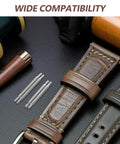 Stainless Steel Watch Band Pins Replacement Kit With Reinforced Spring Bar Design 16 Pairs Easy Band Adjustment Tool Included Wide Compatibility For Most Wristwatch Straps Built Tough For Daily Wear, stainless steel pins on leather watch straps