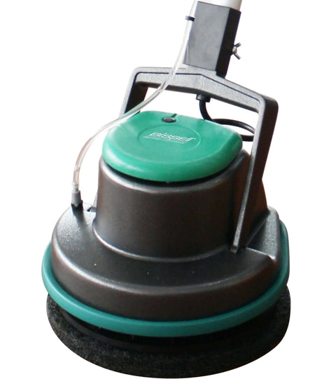 Heavy Duty All In One Industrial Floor Machine With Easy Motion Orbiter Buffer And Polisher Model BGEM9000 shown from above