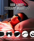 Top Shelf Red Light Therapy Glasses for Killer Eye Protection Against Tanning and Ipl Lasers, Blocks 600 to 900 Nm Rays to Save Your Peepers, sleek black frames block red light during treatment.