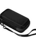 CaseSack Case for Magpie The First Bilateral Laser Measurement Tool - Magpie VH-80, compact black semi-hard case with strap.