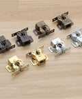Magnetic Cabinet Catches And Door Stops Pack With Slick Closers And Damper Buffers For Wardrobe Hardware And Furniture Fittings Silver Finish