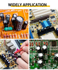 Electrolytic Capacitor Kit, 200 Pieces, 15 Value Assortment From 0.1uF To 1000uF used in various electronic circuit boards