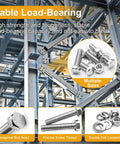 Hex Bolts And Nuts Kit 760-Piece Stainless Steel SAE Set with images of bolts, nuts, washers, and metal framework.