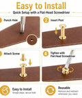 Easy to Install steps for Solid Chicago Screw Assortment Kit With 90 Complete Sets Across 6 Essential Sizes M5 Binding Posts.