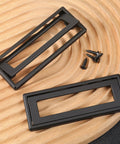 Slick Low Profile Cabinet Pulls For Cabinets, Drawers, And Cupboards, Zinc Alloy Recessed Handles With Space Saving Foldable Design