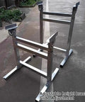 Heavy Duty Adjustable Height Roller Stands Rock Solid Conveyor Support Legs For Table Saws And Woodworking Shops, stainless steel, slide adjustment.