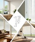 Straight Up Clear Valance Clips For Window Blinds Set To Replace Damaged Or Missing Hardware In 2 Inch Size shown in modern home settings.