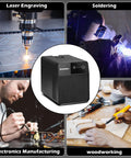 Portable Fume Extractor With Five Layer Filtration for laser engraving, soldering, electronics manufacturing, woodworking.