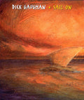 Abstract album cover art featuring a ship on an ocean, from the Land Of The North Wind Reissue Of A 1997 Classic Album.