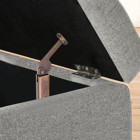 Spring Lid Support Hinge Set Left And Right With Screws No Fuss Install For Cabinet Box Chest Storage Bin Light Duty Iron Hinges