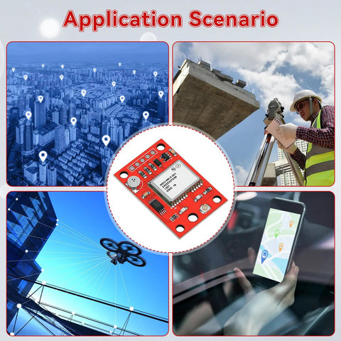 Application scenarios of 4 Pack Dual Mode GPS Module With GLONASS NEO-6M Chip, high sensitivity -161dBm, ceramic antenna