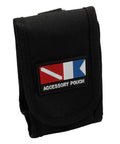 Diving BCD Utility Pouch With 2 Inch Webbing Loop And Back Clip Holds Up To 2.5 X 2.5 X 6 Inches Of Gear Velcro Diver Logo Closure Durable