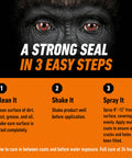 Clear Rubberized Waterproof Sealant Spray 14 Ounce That Seals Out Water Air And Moisture with step-by-step application guide