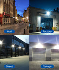Switchable 60W 100W And 120W LED Wall Pack With Dusk To Dawn Sensor lighting various outdoor scenes: mall, factory, street, garage