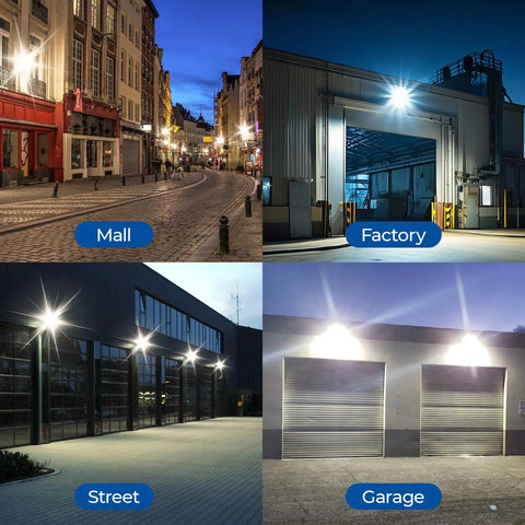 Switchable 60W 100W And 120W LED Wall Pack With Dusk To Dawn Sensor lighting various outdoor scenes: mall, factory, street, garage