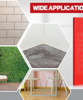 Professional Grade 200 Count Quarter Inch Thick Red Plastic Shims for No Sweat Tile Leveling and Reliable Door Window Gap Filling