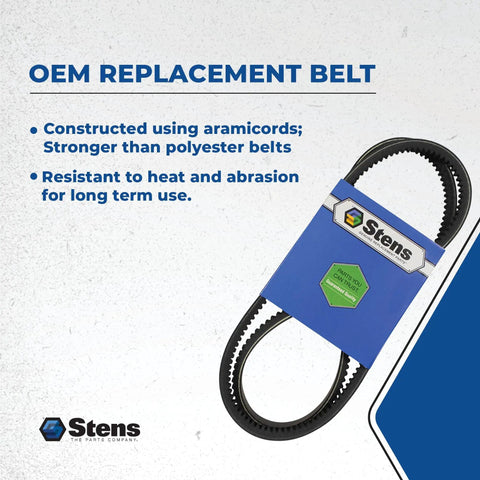 OEM Replacement Belt 265-864 For Scag 483157 Lawn Mower Drive Belt Durable High Quality shown in packaging