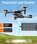 Dope 1080P FPV Foldable Drone With 90 Degree Adjustable Camera Altitude Hold Gravity Control Trajectory Flight One Key Takeoff