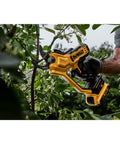 Go To Cordless 20V Pruning Shears With 1.5 Inch Cutting Capacity Nonstick Blades For Quick Smooth Cuts Ergonomic Comfort Grip Up To 1,100 Cuts Per Charge Great For Small Branches Shrubs Flowers And Fruit, trimming a small branch