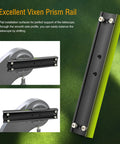 21cm GP Prism Rail For Telescopes, Universal Aluminum Mounting Rail For EQ-4/5/6 shown mounted, highlighting stability.