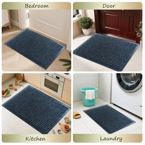Indoor Outdoor Doormat 2x3 Foot Heavy Duty Durable Built To Last Welcome Mat With All Weather Waterproof Backing Non Slip